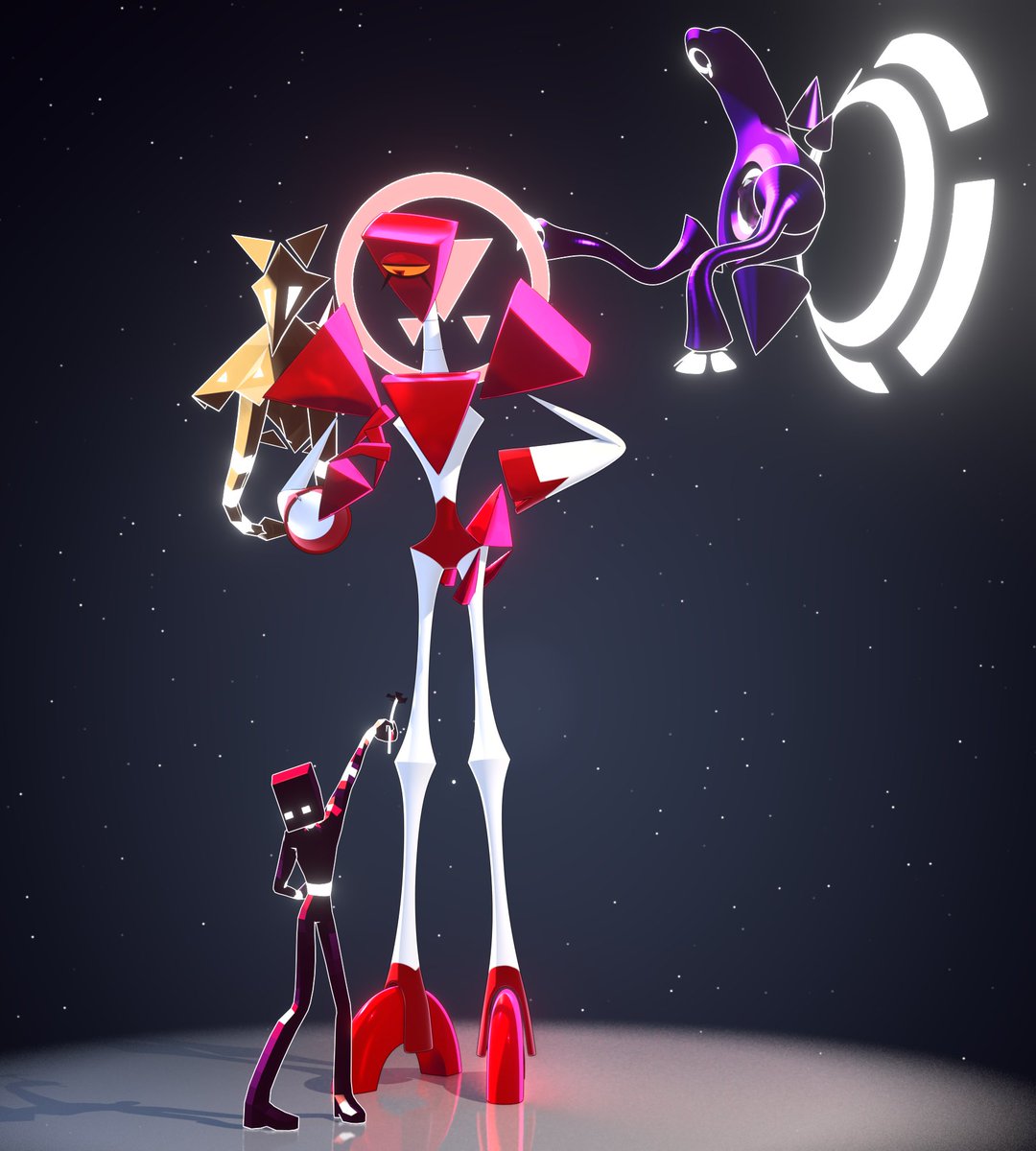Needed some still renders of her, the second one is because she looks like a fusion of 3 other characters I made lol