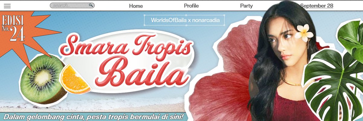 ㅤ

👒 Kala musim berganti dan daun luruh bagai memori, tibalah hari berharga untuk 𝗦𝗺𝗮𝗿𝗮 𝗧𝗿𝗼𝗽𝗶𝘀 𝗕𝗮𝗶𝗹𝗮. Mari rayakan dengan serua bahagia, sematkan bingkai foto: s.id/SmaraTropisBai…, agar senyum indahmu bersinar kian terang. 𑁍

ㅤ