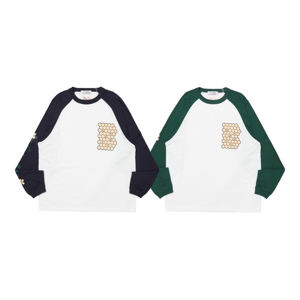 buddix】 RE-STOCK ITEM □ITEM LINE-UP raglan sleeve LS Tee PRICE