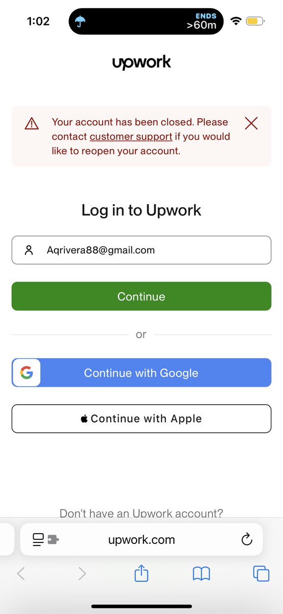 B_o_P_Gaming's tweet photo. @Upwork Please need assistance. I just signed up and with the subscription. Something to do with verification. Somebody help #Upwork #Customer https://t.co/qCRtTfRPbz