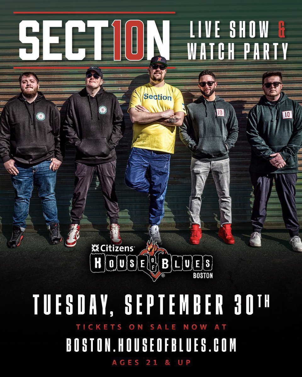 TUESDAY‼️‼️‼️

HOUSE
OF
BLUES

LIVE
SHOW
&amp;
WATCH
PARTY

BE
THERE

TIX: ticketmaster.com/event/01006339…