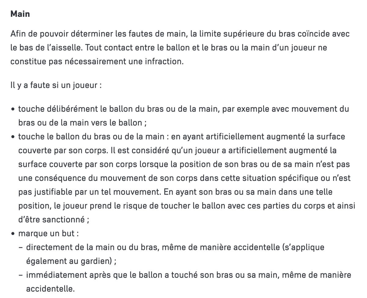 FCLorientForum's tweet image. IFAB : Loi 12 Fautes et incorrections
Faute de Main @Ligue1 #FCLASM