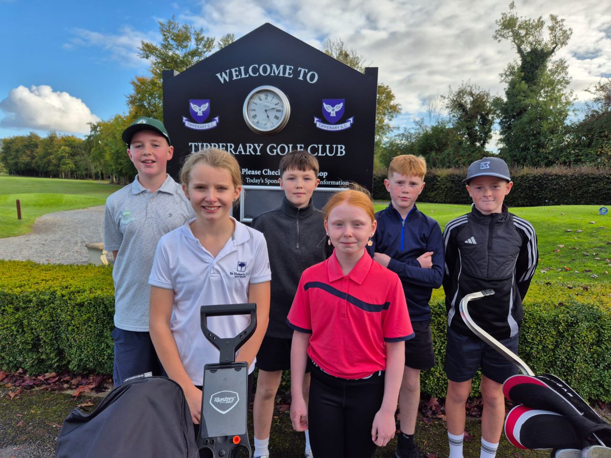 Congratulations to our Golf Sixes Team who represented us again today in Tipperary. Well played by all, you did the club proud ⛳