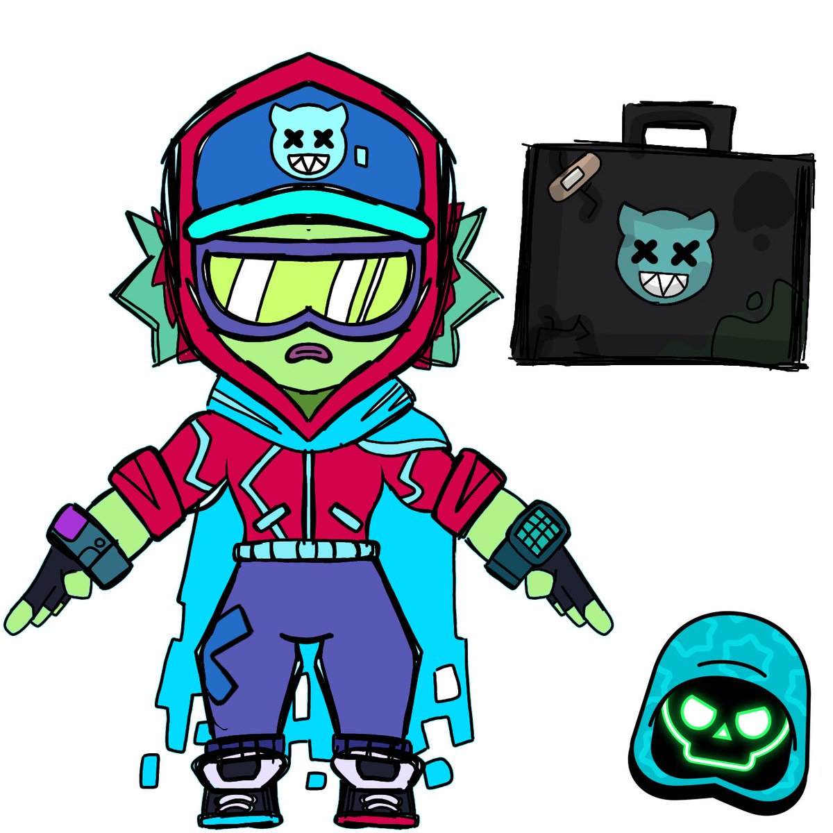 Max_Conceptor's tweet image. Hi. I decided to sketch the skin. What do you think?
#brawlstars #BrawlStars #BrawlStarsConcept #BrawlArt #brawlstarstiktok #brawlconcept #brawlArt