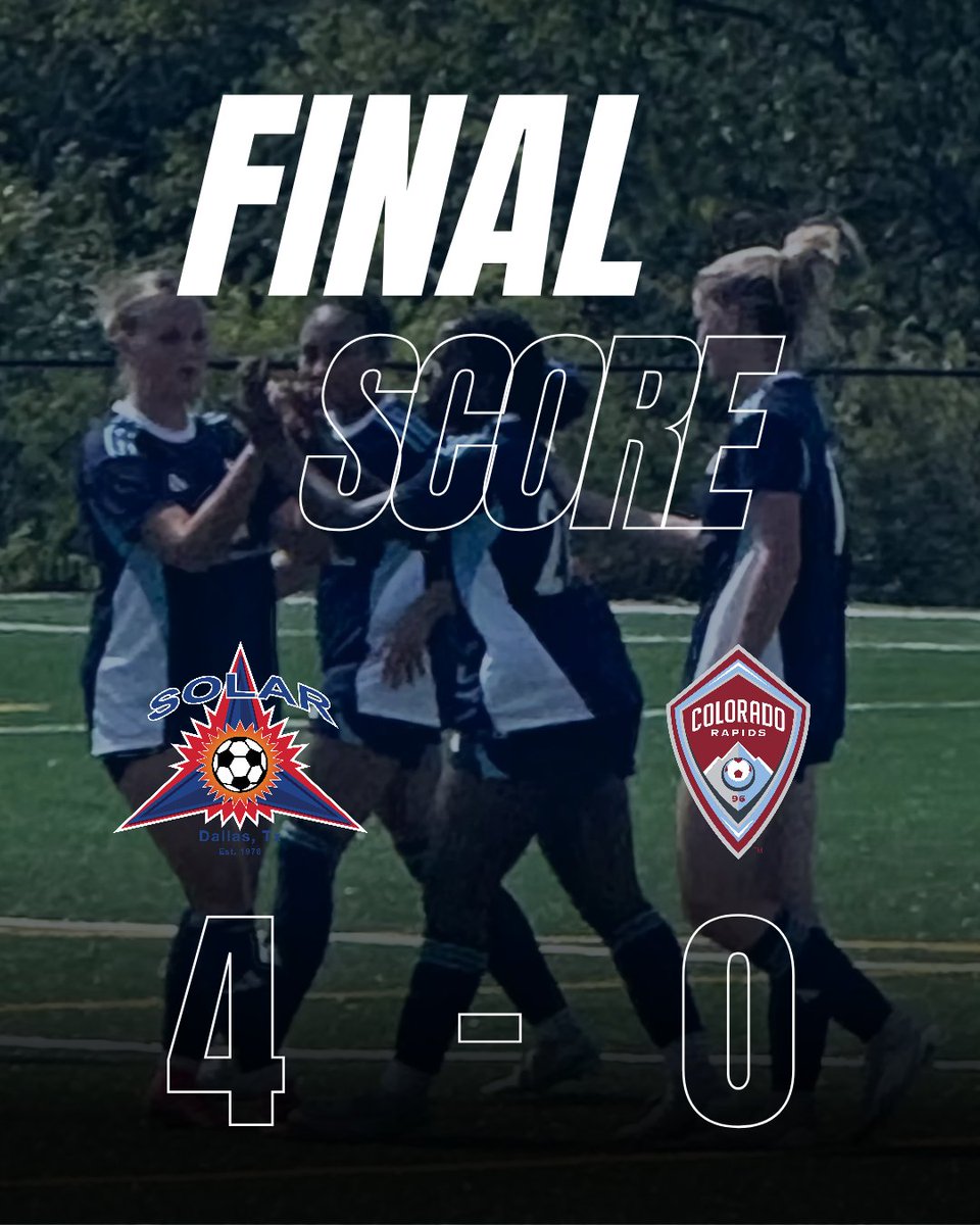 Great team win!
🙅‍♀️ Macy
⚽️ Caroline 
⚽️ Lan
🅰️ Caroline ⚽️ Kamoree
🅰️ Caroline ⚽️ Chloe 

@ecnlgirls @solarsoccerclub @topdrawersoccer @imyouthsoccer
<a href="/soccerwire/">soccerwire</a> <a href="/prep_soccer/">prep school soccer</a>  #solar09gecnl #solarnation