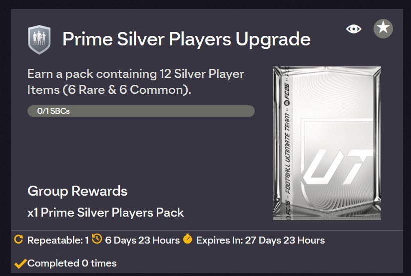 🚨 Must Complete SBC

• ✅ Use Untradeable Silvers
• ✅ Sell everything 
• ✅ Lots of silvers are extinct 

Easy 10k from mine 🫡