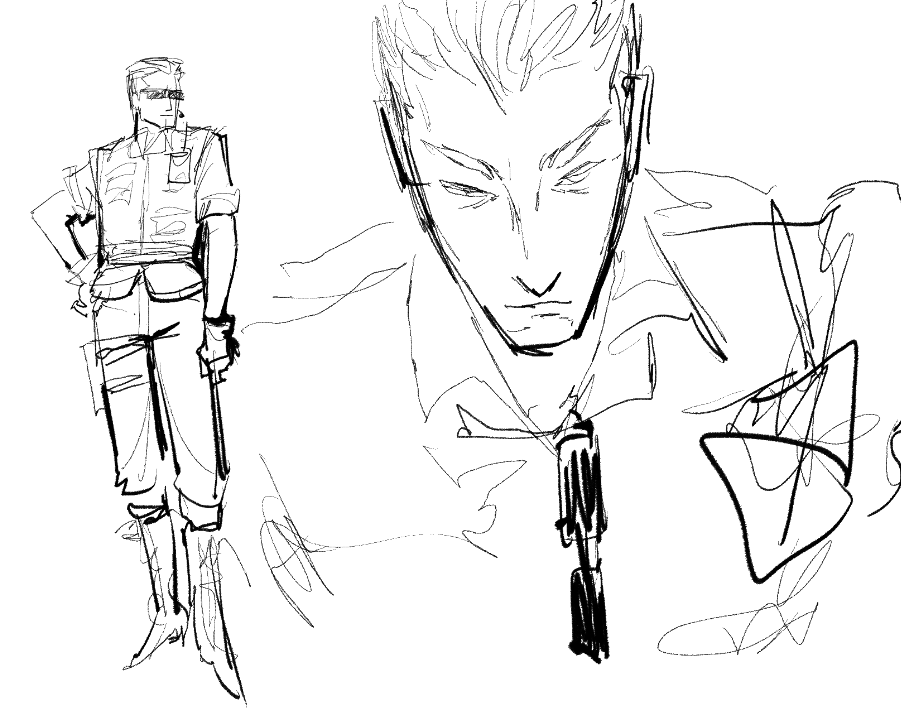 Sketches #AlbertWesker #ResidentEvil
