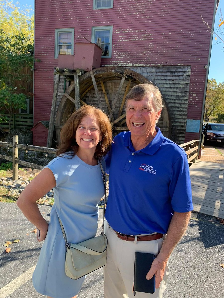 Grabbed some time with Jena Crisler in beautiful Bath County. I’m working hard to support our 2025 candidates as we roll towards November 4th. -KM 

#ken4va #Vote2025