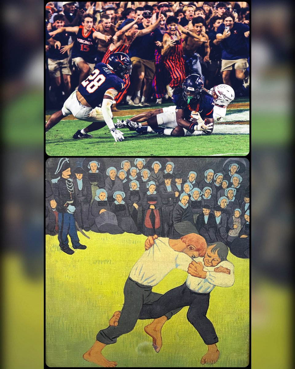 Breton Wrestling, by Paul Sérusier, 1890-91, 📸 by <a href="/thejoemain/">Joe Main</a>