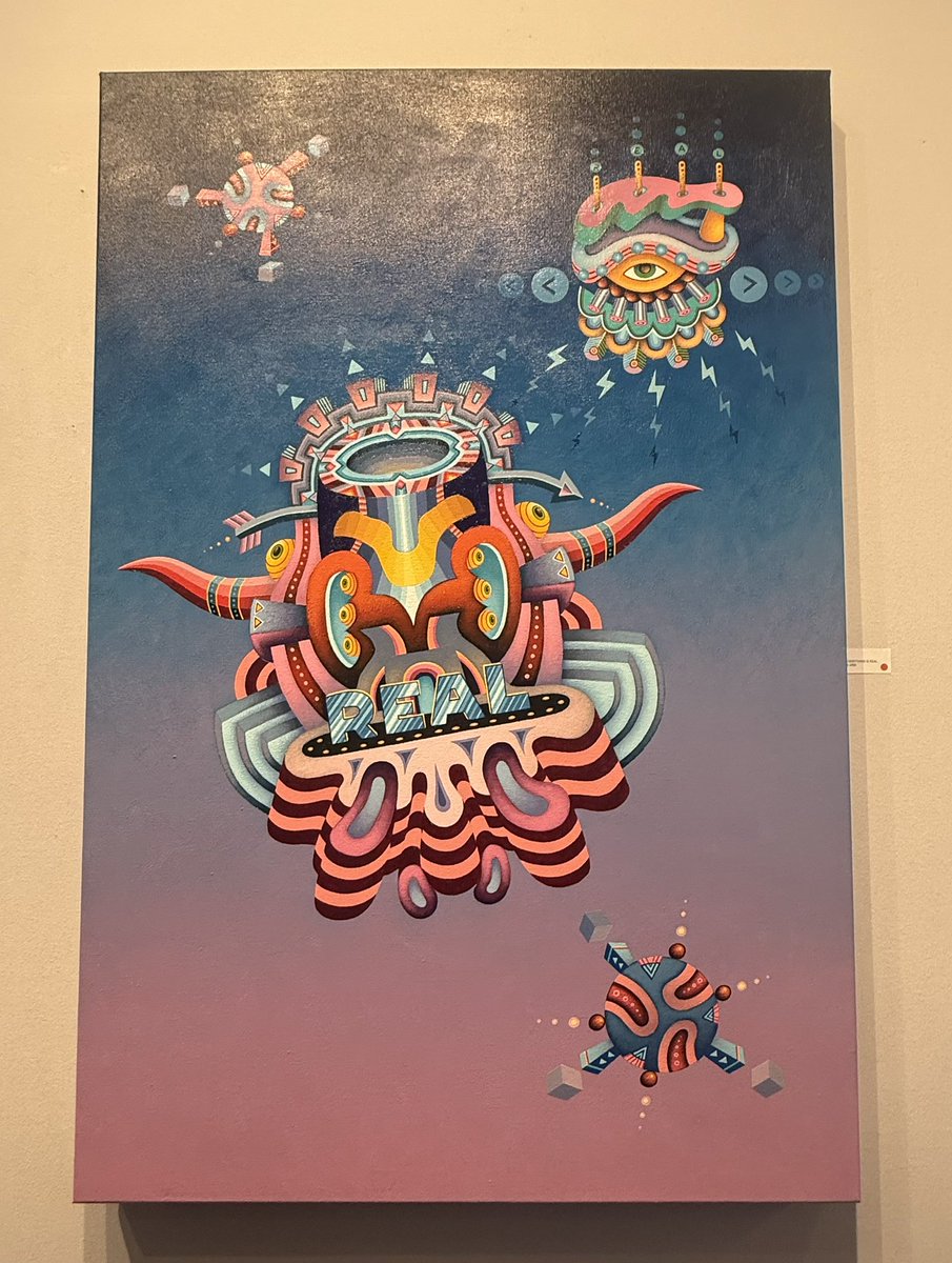 Really loved seeing the art  from <a href="/Dadaratopia/">Dadara (.eth/.tez)</a>  
Tonight 🙏💙🙏  at expo 🫶
Really impressive ☺️ 
Loved the names 😂 
Inly a few understand