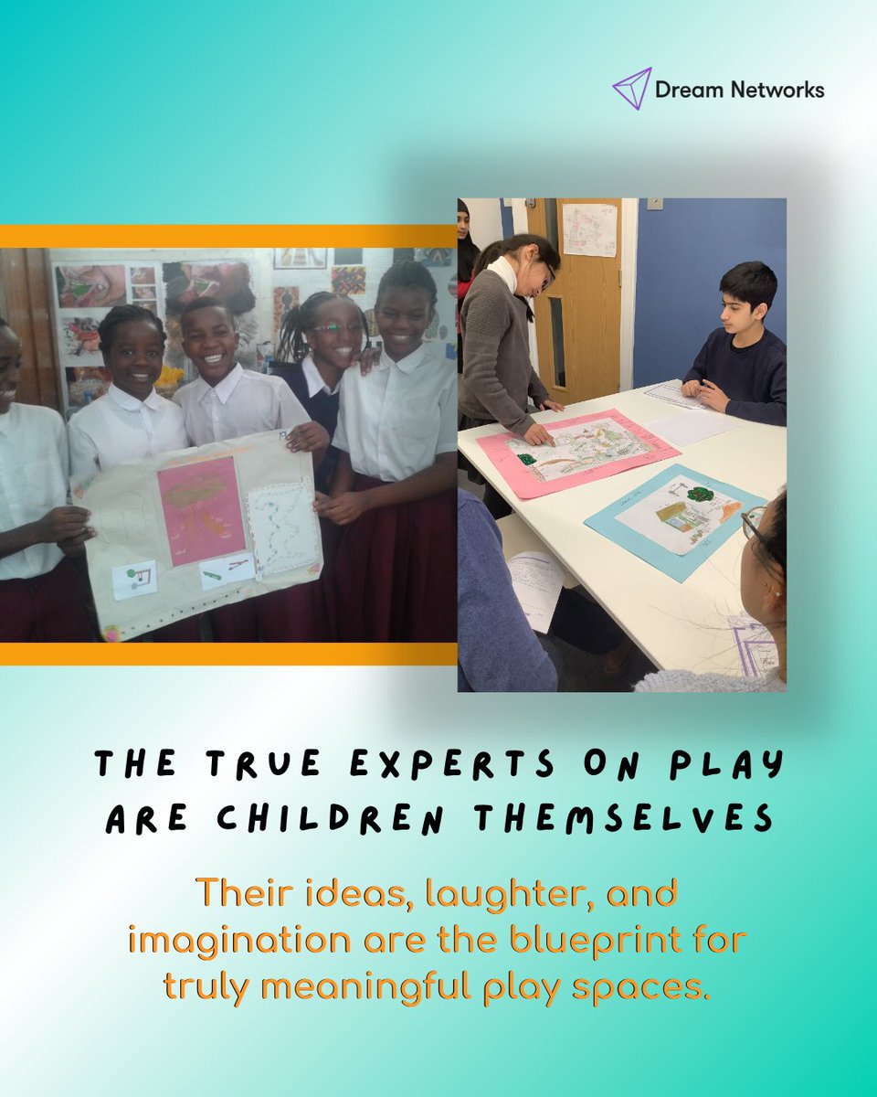 DNloveplays's tweet image. Our philosophy is rooted in shifting the power back to the user: the child. 

We co-design every space with them. Their creativity and ideas drive every project, making our playgrounds both fun and transformative.

#CoDesign #YouthEmpowerment #PlayfulDesign #play4all