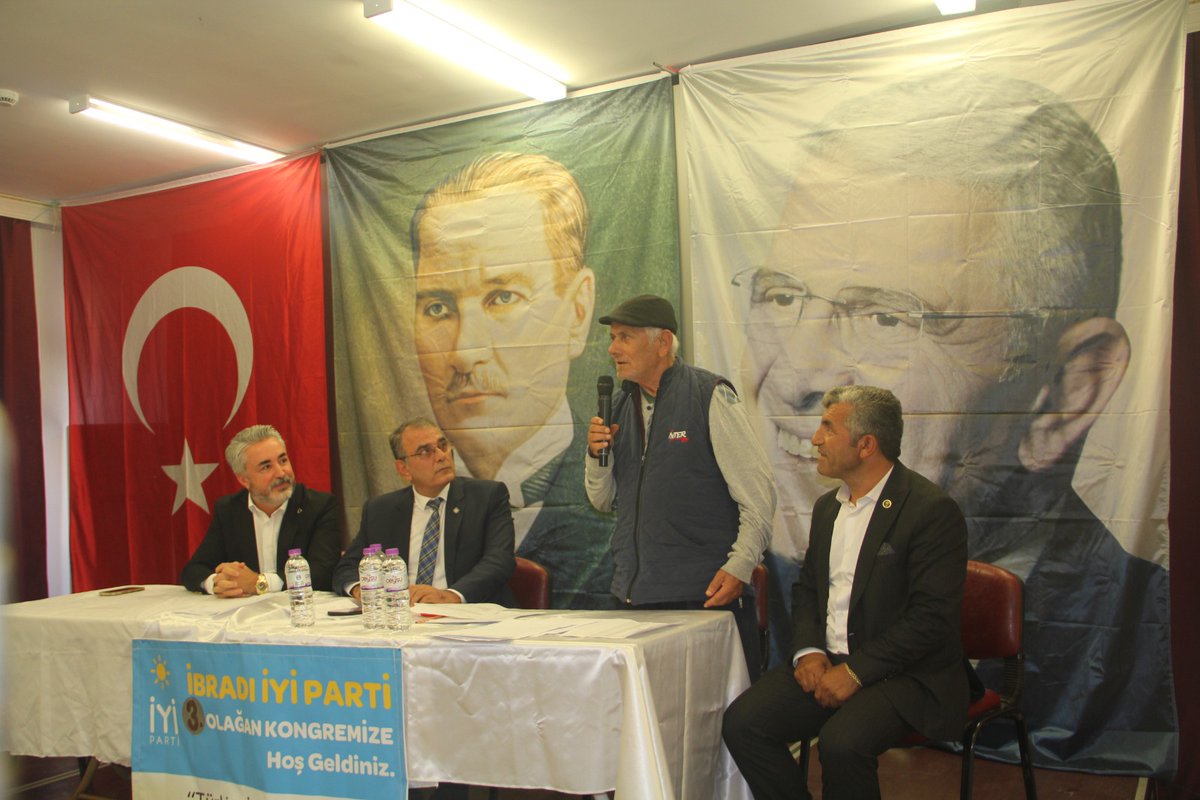<a href="/MDervisogluTR/">Müsavat Dervişoğlu</a> <a href="/iyiparti/">İYİ Parti</a> <a href="/HasanToktasTR/">Hasan Toktaş</a> <a href="/Yucel_Kesen/">Yücel Kesen</a> <a href="/aliadnankaya/">Ali Adnan KAYA</a> <a href="/msmisir/">M.Şükrü Mısırlı</a> <a href="/SelcukYamansoy/">salih selçuk yamansoy</a> Kalabalık bir davetli grubun katıldığı kongrede seçime tek liste halinde giren İbradı İlçe Başkanımız Selçuk Yamansoy güven tazeleyerek yeniden İlçe Başkanı seçildi
İbradı İlçe Başkanımızı ve yeni Yönetim Kurulunu tebrik ediyor, çalışmalarında başarılar diliyoruz
<a href="/MDervisogluTR/">Müsavat Dervişoğlu</a>