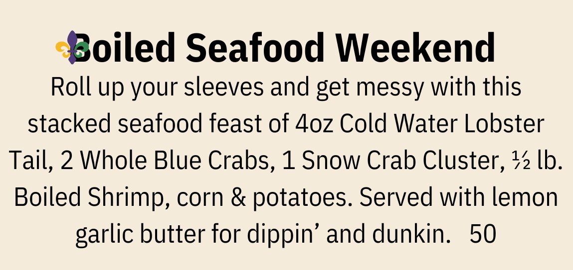 ragincajunhou's tweet image. Boiled Seafood Special at RC Spring Branch. 
1725 Wirt Road. 
@77079Athletics @StratfordSBISD @MHSMustangsBC @MHSFootball25 @LSUfootball @OleMissFB @AggieFootball @BUFootball @RiceFootball @SpringBranchMD @springbranch #springbranchhouston #springbranch #Houston