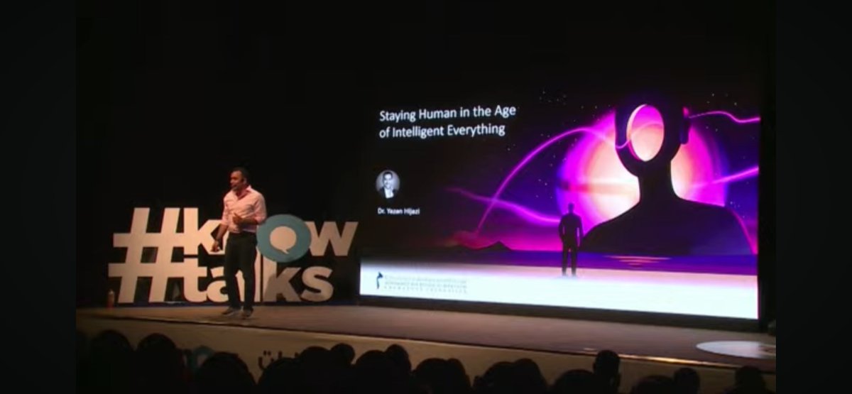 knowledge4All1's tweet image. 💡 Dr. Yazan Hijazi kick starts his #KnowTalks session: We upgrade technology constantly, but rarely upgrade ourselves. The real question isn’t what #AI can do. It’s what kind of humans we are becoming.