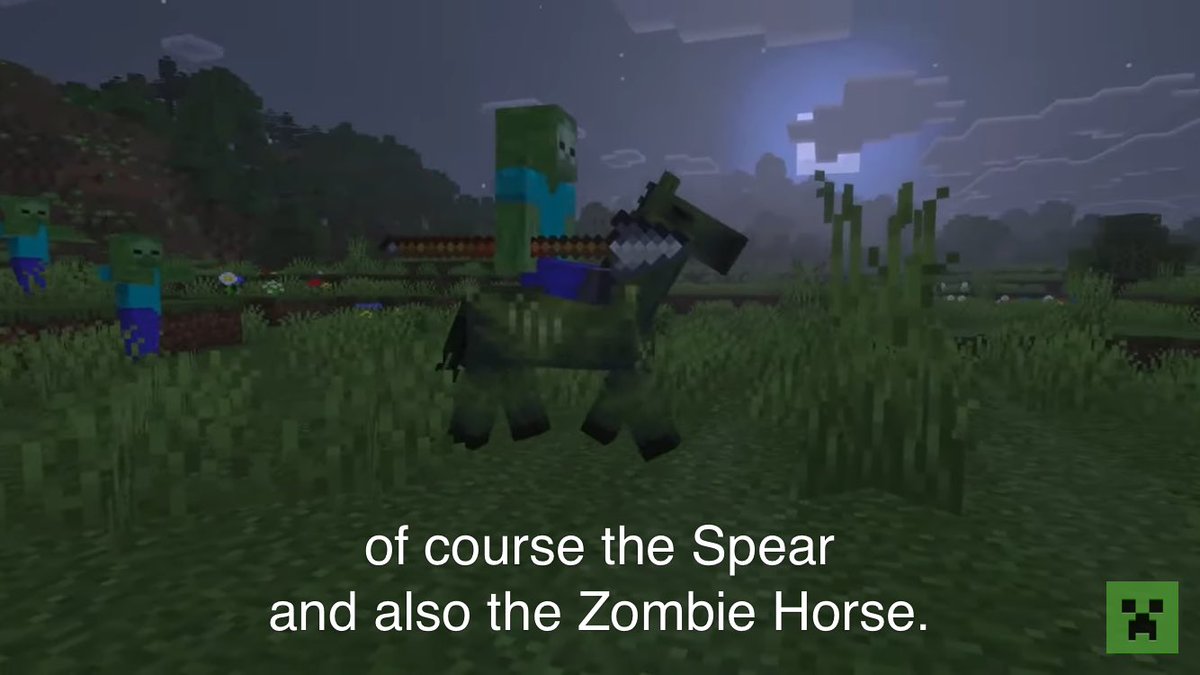 騎馬ゾンビの槍の持ち方