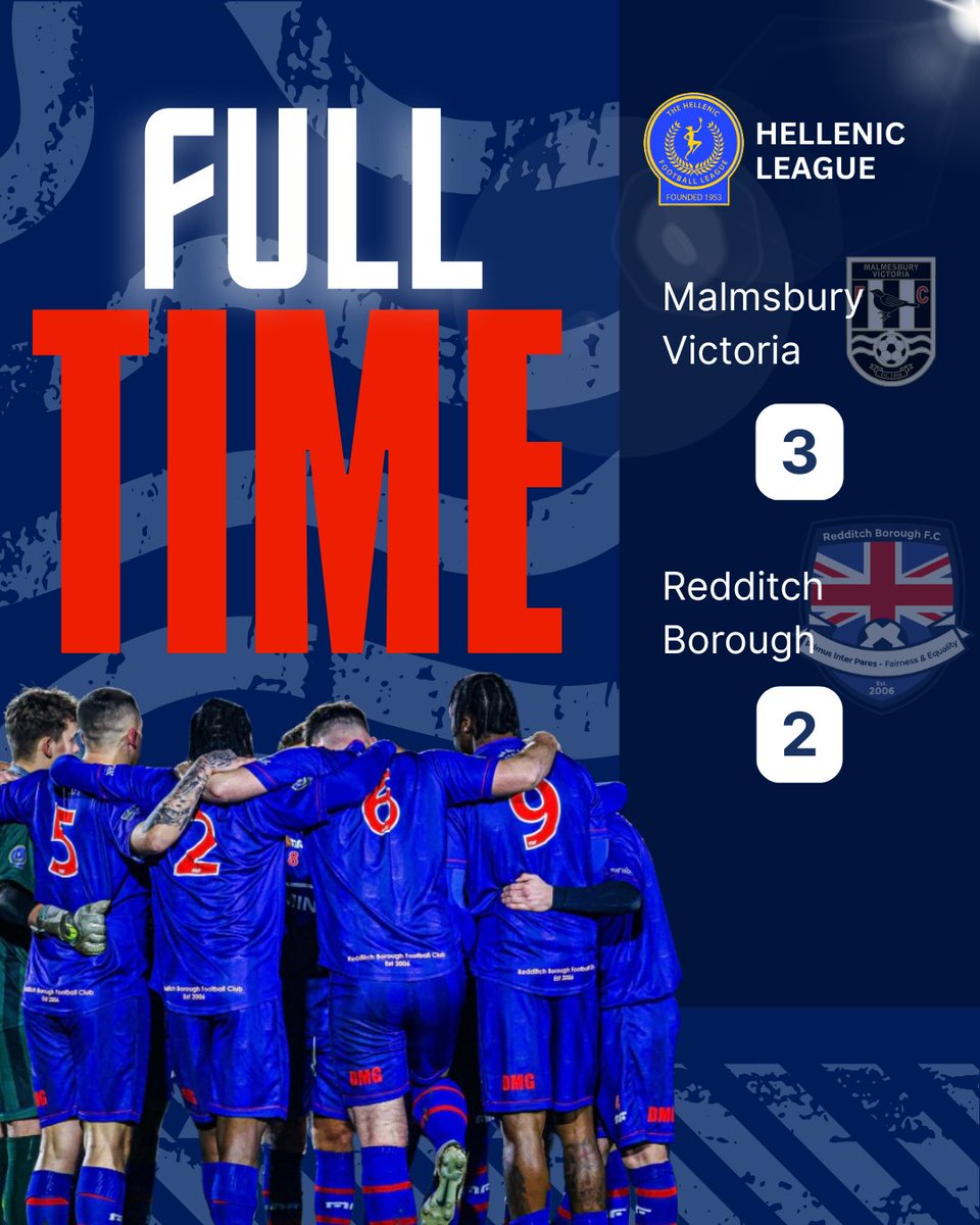 Redditch Borough F.C. (@reddboroughfc) on Twitter photo Defeat on the road to <a href="/MalmesburyVics/">Malmesbury Victoria Football Club</a>
<a href="/HellenicLeague/">Hellenic League</a>
#UTB💙
#proudtobeblue
#goingplaces
#oneclubonefamily Defeat on the road to <a href="/MalmesburyVics/">Malmesbury Victoria Football Club</a>
<a href="/HellenicLeague/">Hellenic League</a>
#UTB💙
#proudtobeblue
#goingplaces
#oneclubonefamily