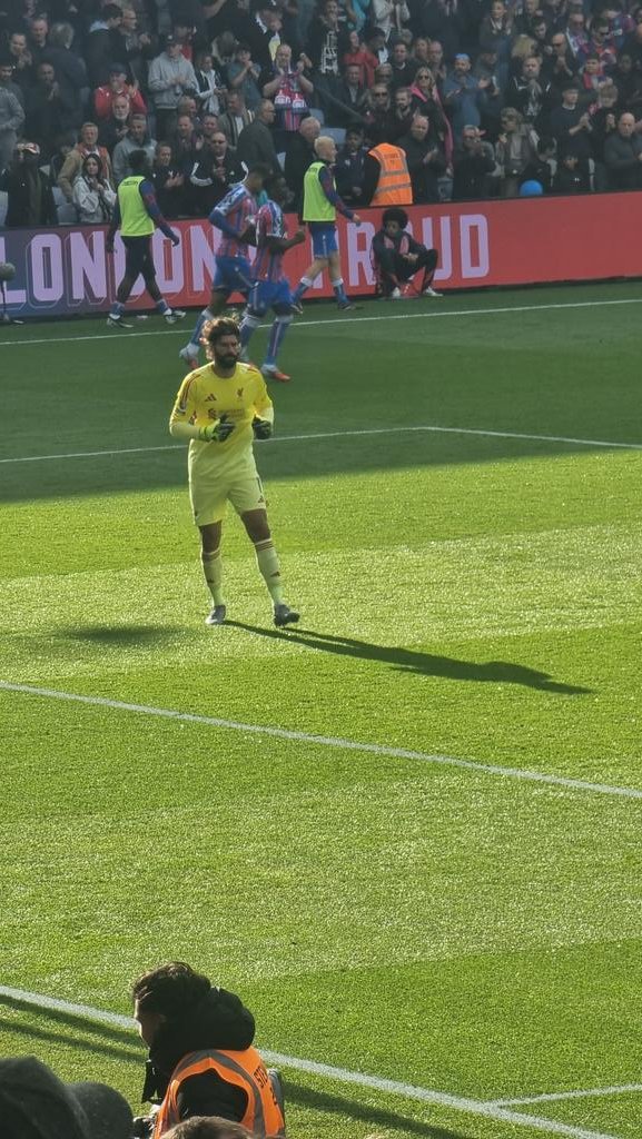 Had the pleasure of watching Alison live today. IMO the best GK in the world. No stupidity trying to play out the back when under pressure and losing possession cheaply,  just an old school proper goalie making saves around the goal doing what he should do!!
