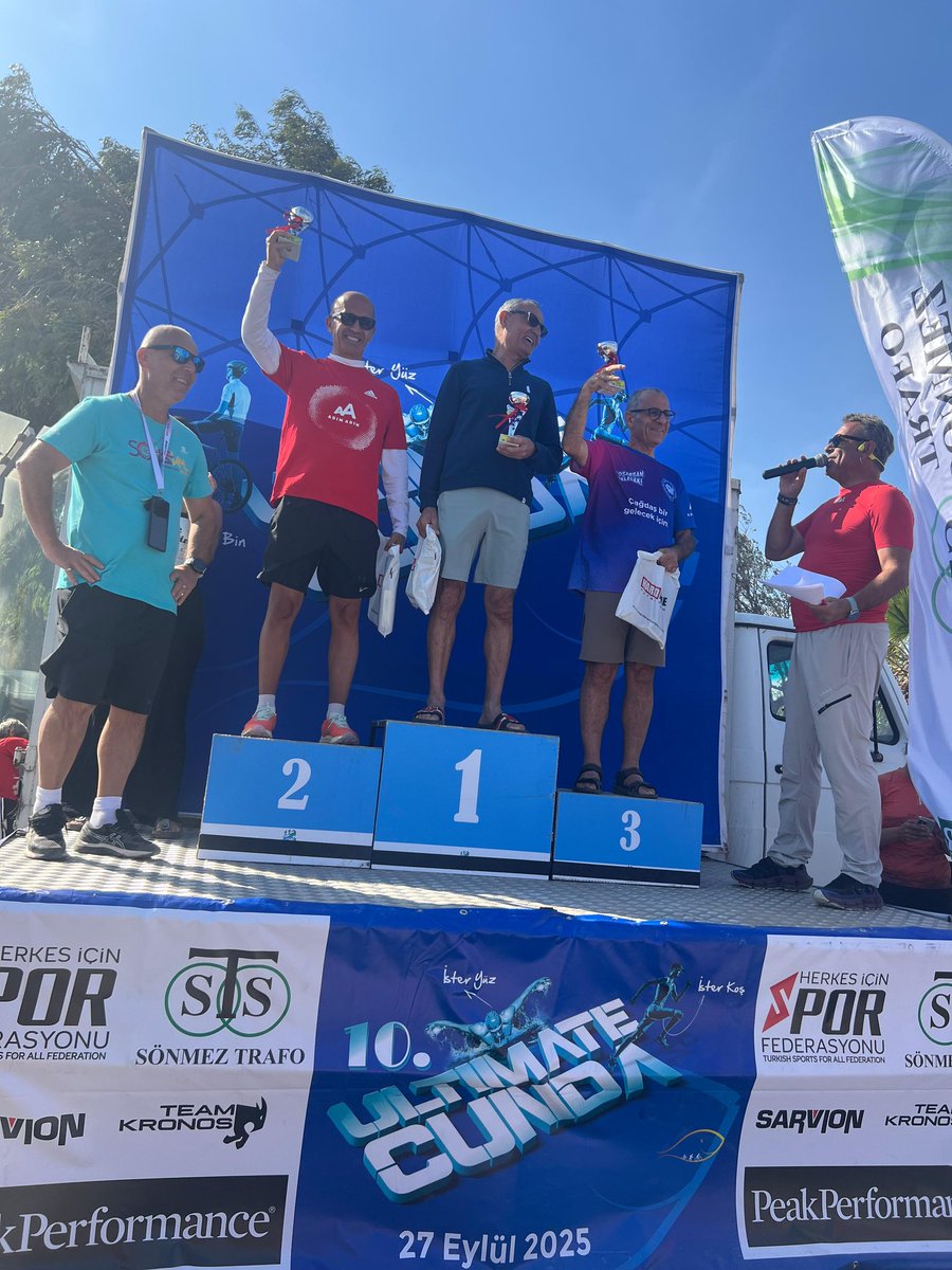 Bugün yapılan Ultimate Cunda Ayvalık 12 Km yarışında Erkekler İkincisi oldum.