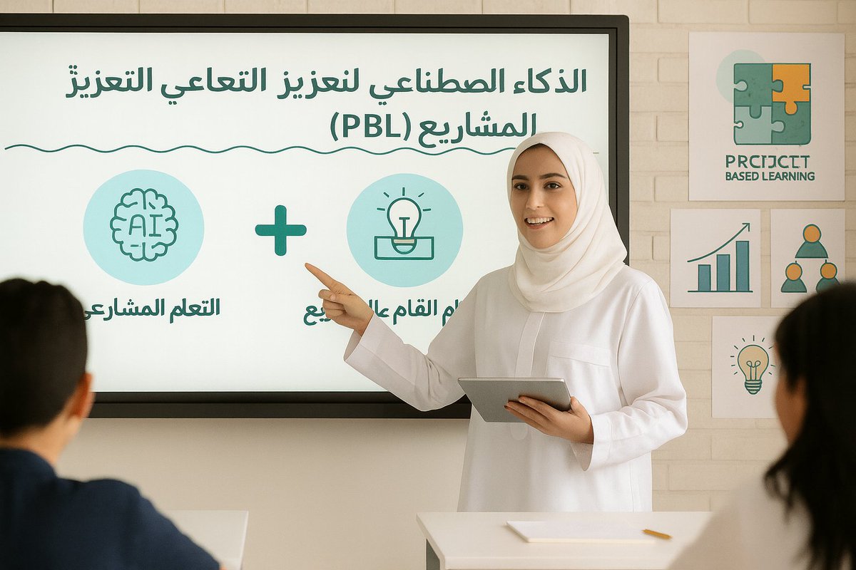 halshareif's tweet image. 🧠 الذكاء الاصطناعي لتعزيز التعلم القائم على المشاريع (PBL)
موقع تفاعلي يهدف إلى دعم المعلمين وتمكينهم من توظيف تقنيات الذكاء الاصطناعي في مراحل التعلم القائم على المشاريع بطرق منهجية وفعّالة.

🔗 digital-skills.my.canva.site/ai4pbl

#الذكاء_الاصطناعي #PBL #التعلم_القائم_على_المشاريع