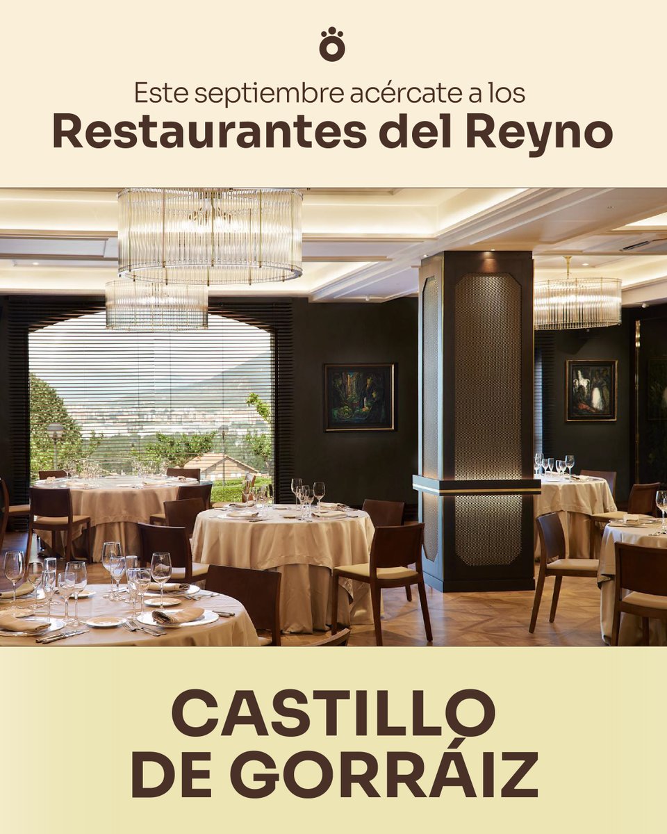Menús de temporada elaborados con los mejores productos en los #RestaurantesdelReyno
Acércate déjate sorprender por los chefs Patxi y José Ignacio Díez de Ulzurrum 😉
📌<a href="/CastilloGorraiz/">Castillo de Gorraiz</a>. 
☎️948 33 77 22
💪Con el patrocinio de <a href="/VisitPamplona/">Pamplona - Iruña Turismo</a>   y <a href="/VisitNavarra/">Visit Navarra</a>