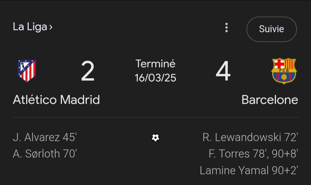 kld_fcb's tweet image. Pas donner a tout le monde de tabasser l&apos;Atletico chez eux