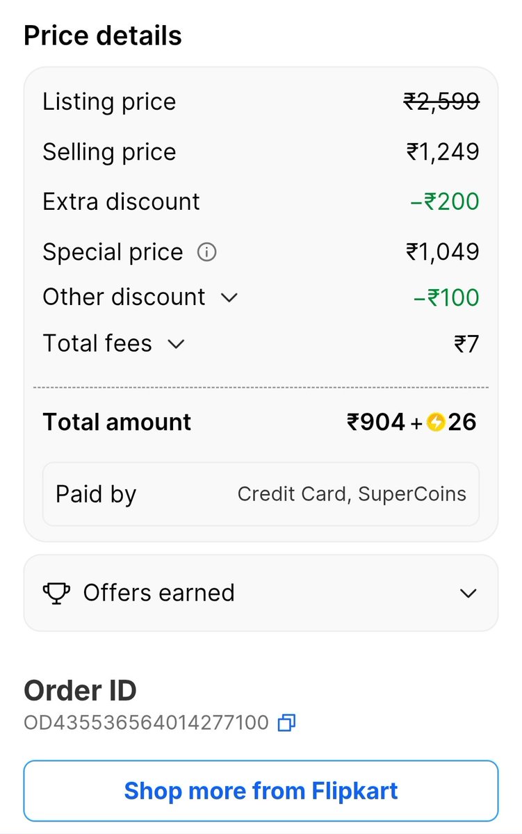 pradnyaboob's tweet photo. @flipkartsupport I have placed two order on Flipkart and flipkart cancelled my order . Refund was not received order details are below https://t.co/82Q0CSd6aY