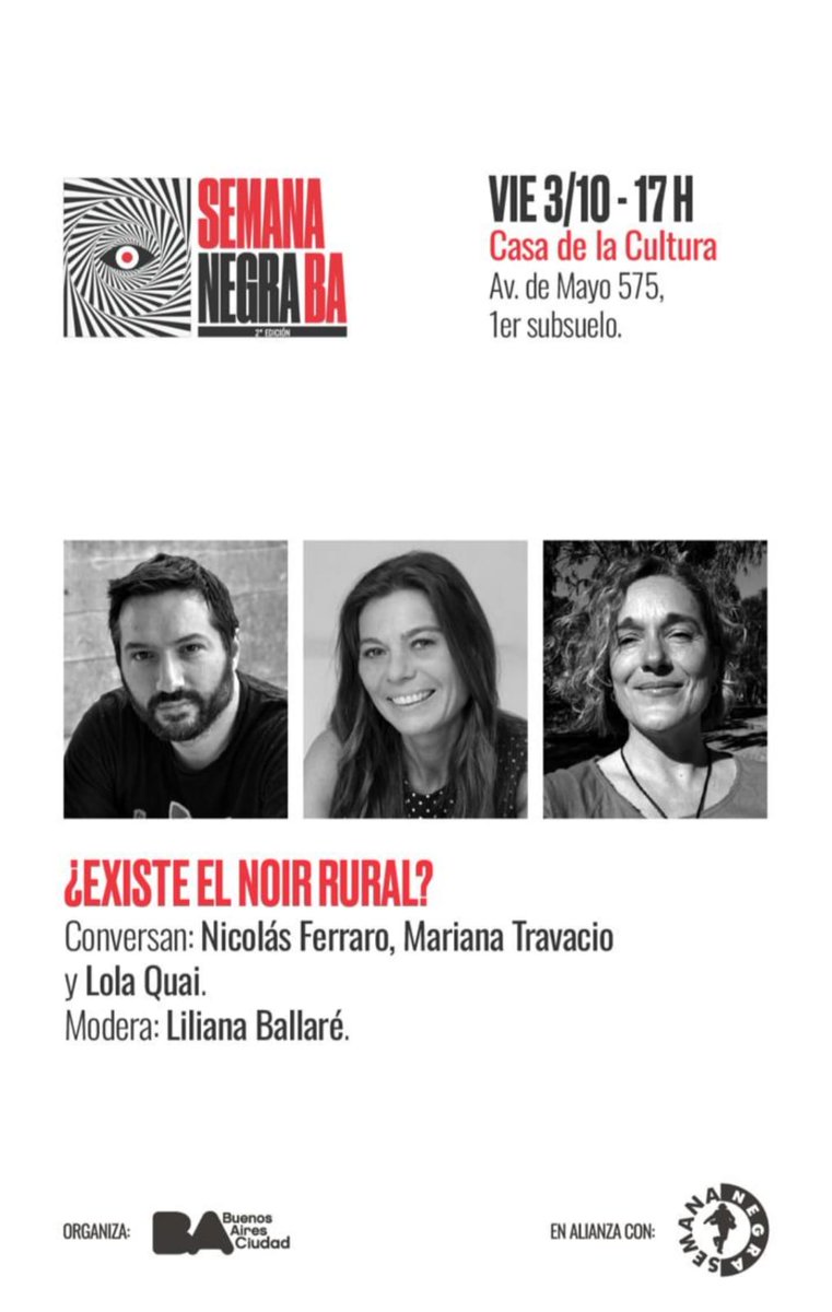 Semana Negra en Bs As + policial rural