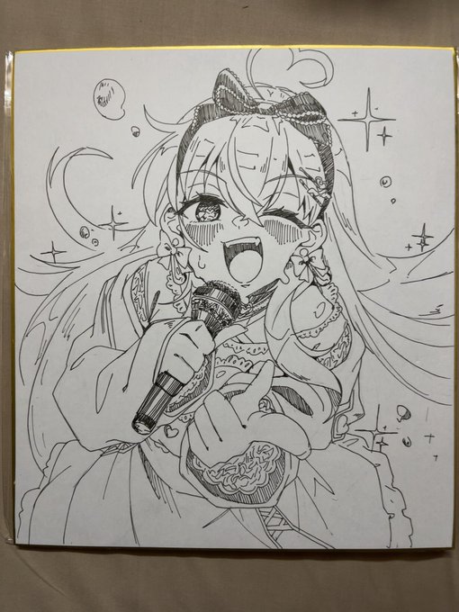 本当ね、ライブの興奮で寝られなくてね…
ホテルでこんな時間までりえるさんを描いていたなど。
(疲れてて右手の小指ミスっちゃった…)

#我部りえる 
#我等ラブリエル 