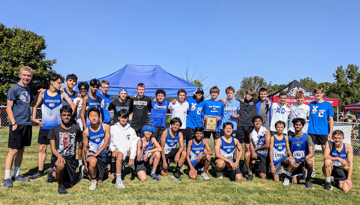 Amazing performances by our Falcons today at the Hanson's Invitational.
Our girls and boys team both took 1st place. Way to go RHS! <a href="/ROCH_Athletics/">Rochester Falcons Athletic Department</a> <a href="/RHSFalcons/">Rochester High School</a>