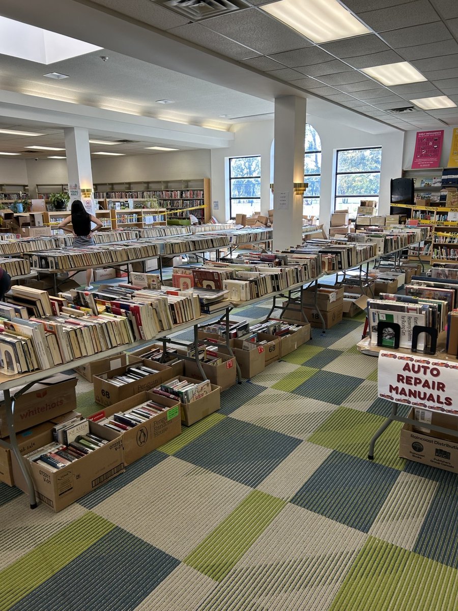 windsorpublib's tweet image. The Forest Glade Library book sale is happening this weekend only! Make sure to stop by for some great deals. #booksale #yqg