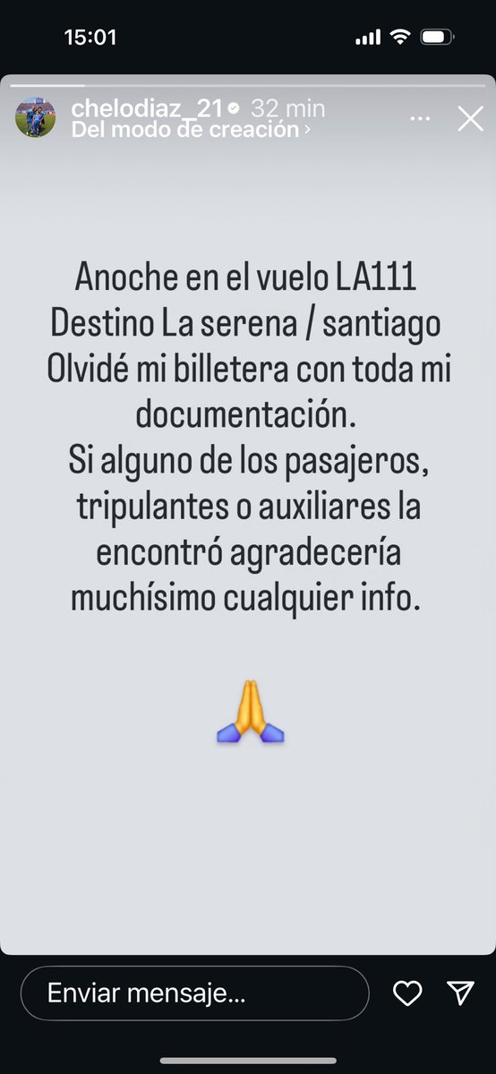 A Marcelo Díaz se le quedaron sus documentos en el avión