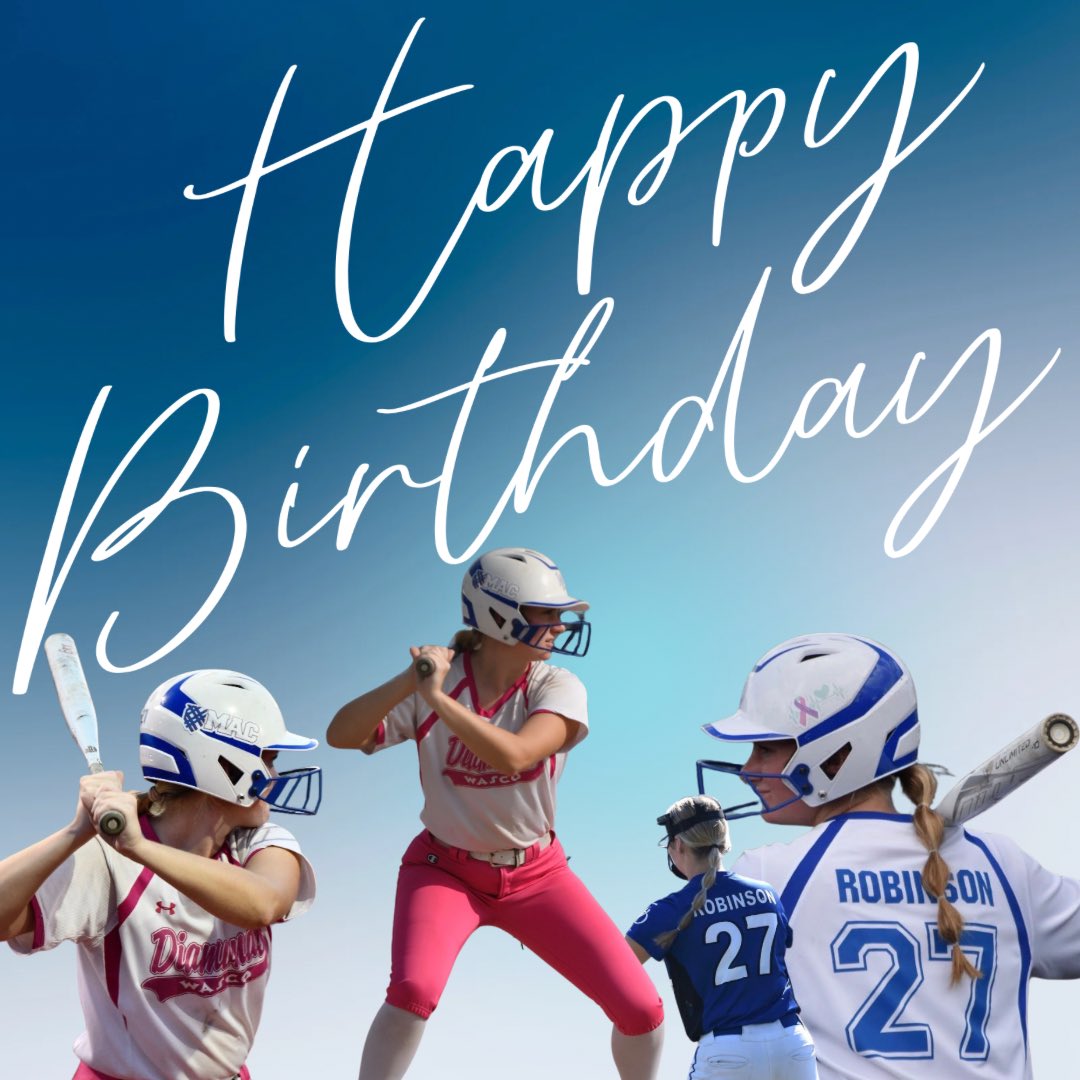 Wishing a very happy birthday to our brainiac, auntie, 1st baseman, and leader all wrapped up in one!!🩷🥳 

We hope you have a day as AMAZING as you!!! We love you Mia🩵🩵 #wascoproud