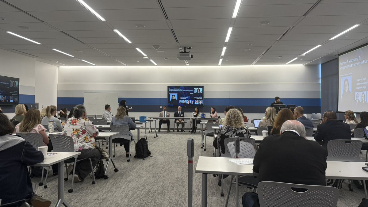 Abdallah81MD's tweet image. 💡 Panel Discussion now with Drs. McGuirk, Graff, Abid @BilalAbidMD &amp;amp; Mattar joined by Zahra Mahmoudjafari, PharmD @kczmj and Stephani Nigro, MSN, RN — sharing expertise on advancing cellular therapies! 🧬💉 #ICETCongress #CellTherapy #TeamScience
Moderated by @NausheenAhmedMD…