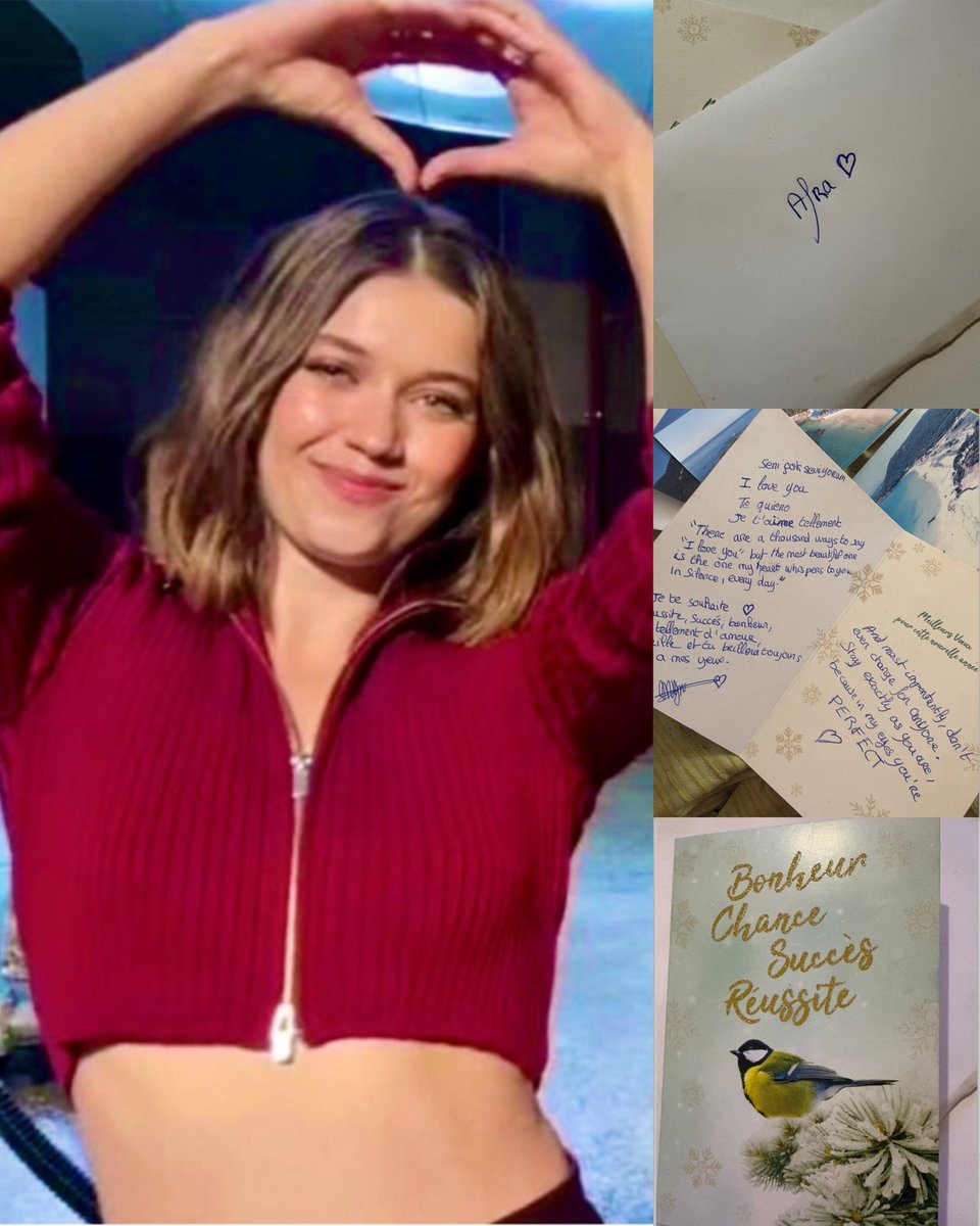 afra_fansclub's tweet photo. An international fan with a beautiful heart penned a heartfelt letter for Afra ❤️. Here’s what she wrote in multiple languages: 

“Seni çok seviyorum
I love you
Te quiero
Je t'aime tellement

There are a thousand ways to say
"I love you" but the most beautiful one Is the one my heart whispers to you In Silence, every day."

Je te souhaite ❤️
Reussite, Succés; bonheur, et tellement d'amour.
Tu brille et tu brillera toujours a mes yeux. 

And most impentantly, don't ever change for anyone. Stay exactly as you are, because in my eyes your are PERFECT ❤️ “

📍 If you don’t know French, here is the translation of the French section in English: “I wish you ❤️ Success, happiness, and so much love. You shine and will always shine in my eyes.”

The fan has such a beautiful heart, and Afra is loved by many across the world. The world is much bigger than this little place on social media. 😍 
#AfraSaraçoğlu