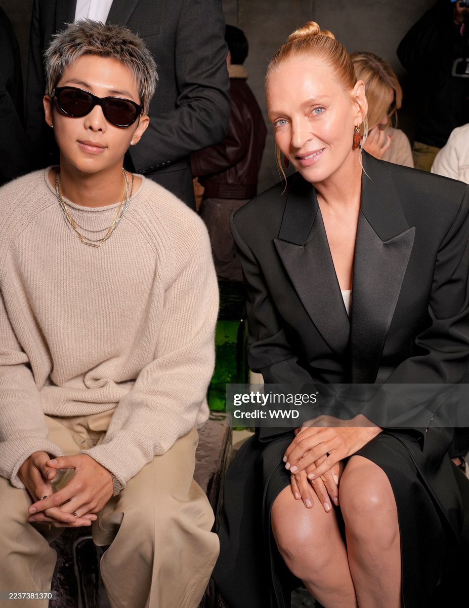 namjoon &amp; uma thurman

#RMxBottegaVeneta
#BottegaVeneta #RMxMFW25 #RM