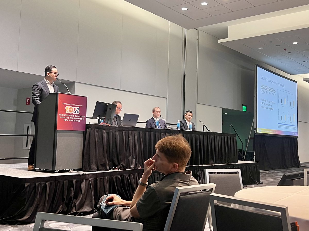 After a heated debate about brain PTV margins, onto the bones of contention - the nuances of palliative radiation for 🦴 mets #ASTRO2025