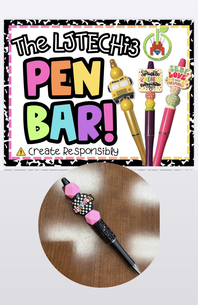LilyUrbinaa13's tweet image. I will happily continue “writing” my EdTech journey with my beautiful pen that I created in the best academy ever! ❤️ @CGarza0930 @MsGracia15 @Leticia_FF77 @KarinaMarin @SaraLeeSanchez2 @marisol_garza_1 @MarlenHinojosa8 #LJTECHi3 @LaJoyaISDEdTech
