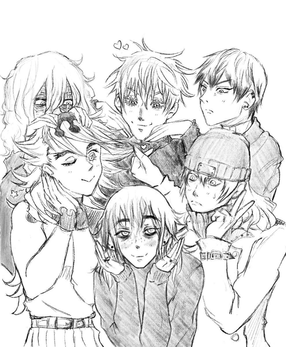 420sorcerer's tweet image. Words cannot describe how happy this drawing made me. Thank you so much @/deadformat_ for drawing Ash and my beloved boys together. 🩵 it means the world to me. And thank you everyone for the birthday wishes!