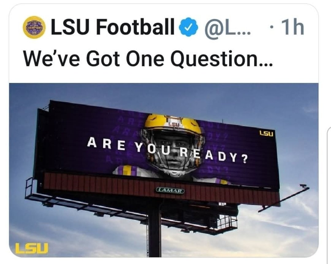 Why, yes coonass nation, we were.