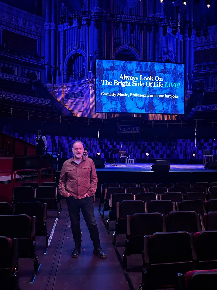 In RAH waiting for Eric Idle.
