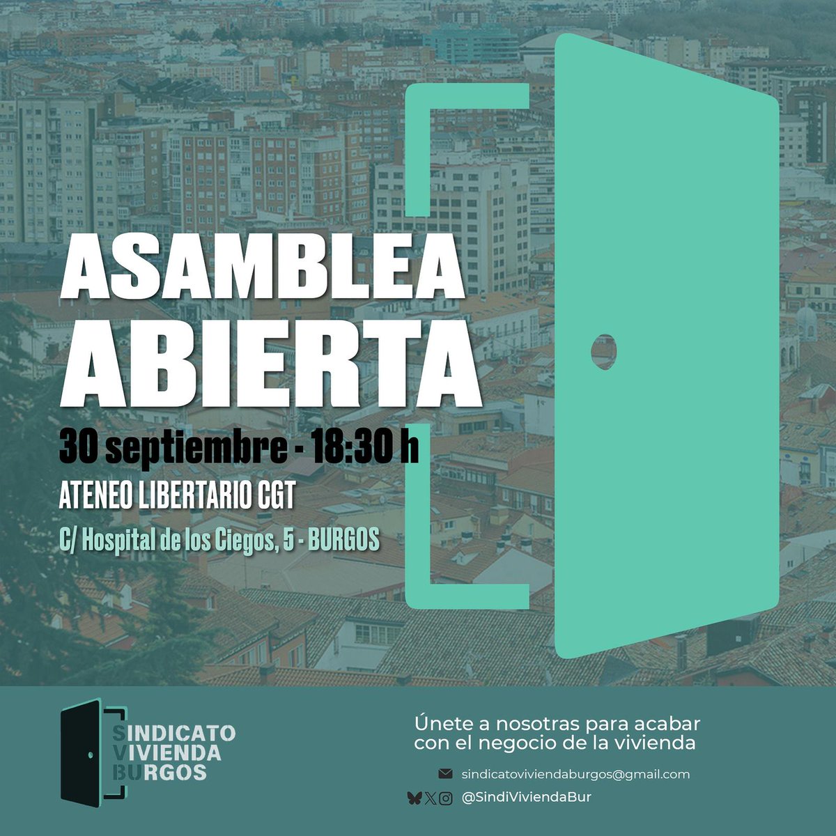Este martes 30, desde las 18:30 h., estaremos reunidas para poner en común los casos sindicales en los que estamos trabajando y revisar las próximas acciones y campañas para luchar por una ciudad donde todas podamos vivir. Vente con nosotras y organicémonos.