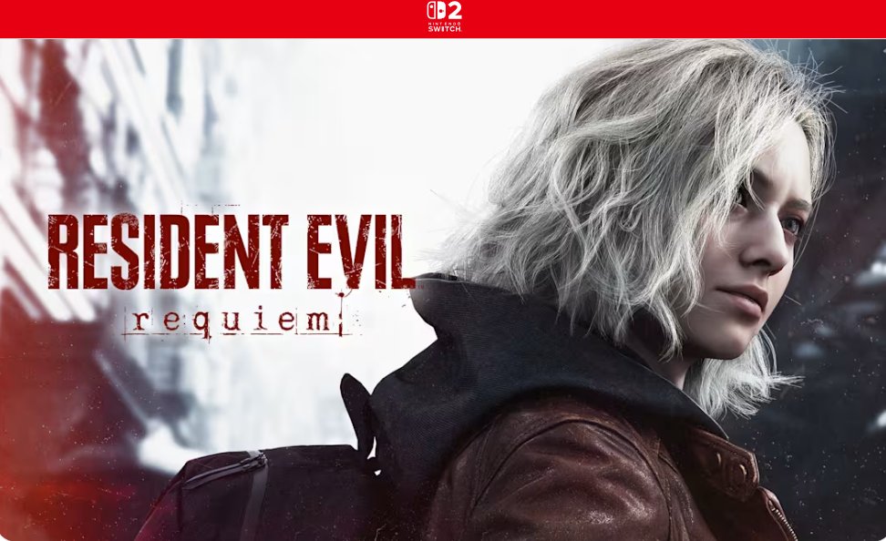Stealth40k's tweet photo. Capcom says Resident Evil Requiem wasn't initially planned for Switch 2, but porting Village to Switch 2 went so well, they realized they could bring Requiem as well. 

Hopefully the remakes of Resident Evil 2/3/4 come sooner rather than later. 
https://t.co/TAxw3h1Fgy https://t.co/helSTL3xEw