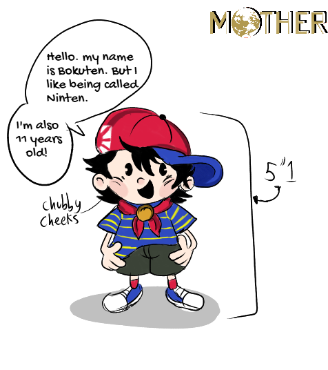 batterfucrimisl's tweet image. wanted to doodle this quick drawing of Boku- I mean Ninten #MOTHER #EarthBound #EarthBoundZero