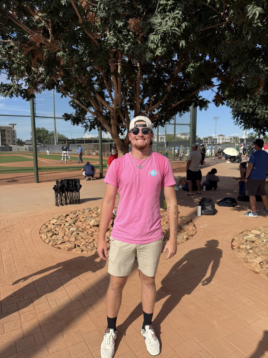 <a href="/NorCalBaseball/">Tony Crivello</a> alums <a href="/Aiden1614/">Aiden Jimenez</a> and <a href="/CameronMillar07/">Cameron Millar</a> are here for pro instructs and came over to see <a href="/SStormCoach12/">Dan Bugarin</a> and the fellas. Big time #OKG. Really special families. Fortunate to have them.