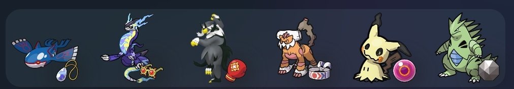 昨日の反省を踏まえて使う構築
・初手オーガに対してのパオはウーラに引けばいい。まさかの神秘の雫の取り合いが起きる
・ミライで蜻蛉してオーガ着地して地面を狩るか♤。S↓がどれくらい響くか

（Twitterはしばらくこういう使い方をする。オーガの反省と改善bot）