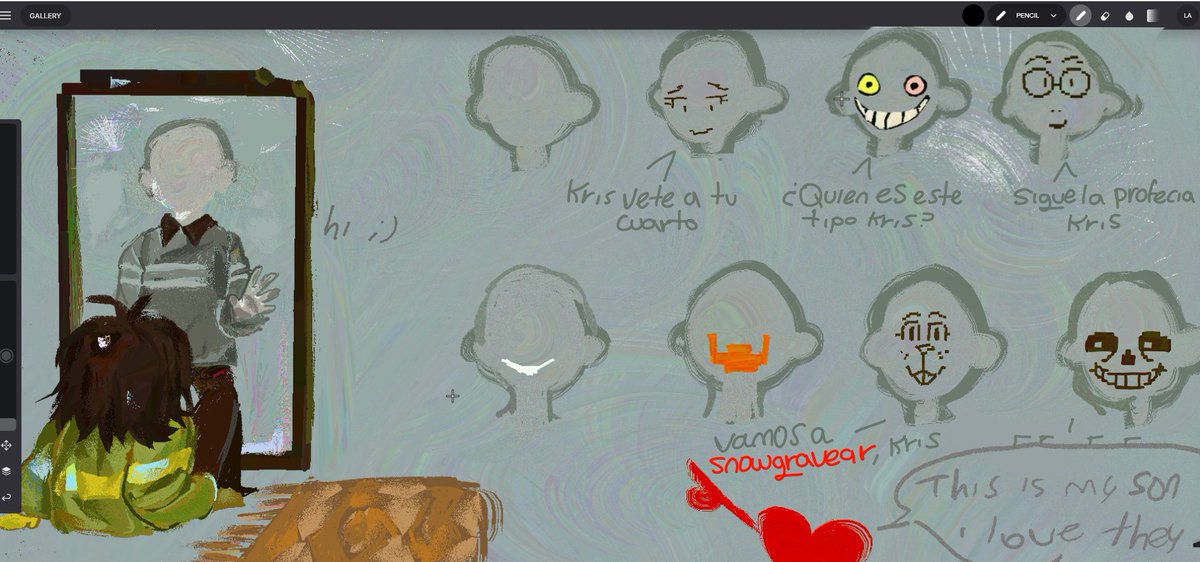 vessel y kris #DELTARUNE