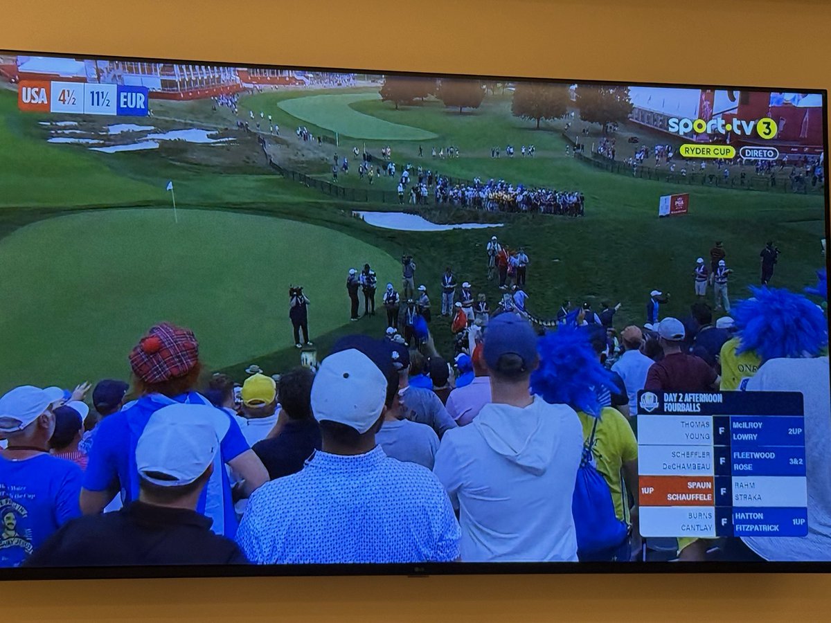 The Ryder Cup isn’t about money, it’s about pride. 💥
Both teams are showing why this competition is so special.
Europe is playing with fire 🔥🇪🇺 — but tomorrow is when it really counts.
Job’s not done until it’s done.