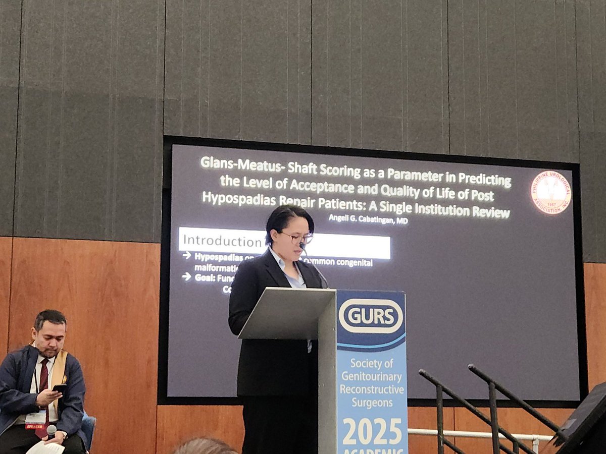 The first time that (3) Filipino urology residents were given the opportunity to present our papers at the annual GURS convention. So proud of all of them. #GURS25
