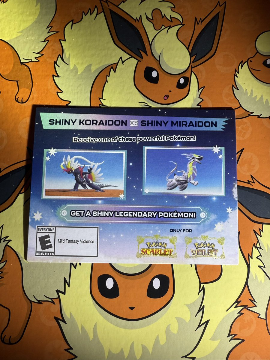 i want to give this away to someone!

there has been a lot of people upset over this shiny event, rightfully so, and i was given two codes and already gave one to my friend so i want to give back to you all!

like this and ill pick a random person monday!🫶🏻