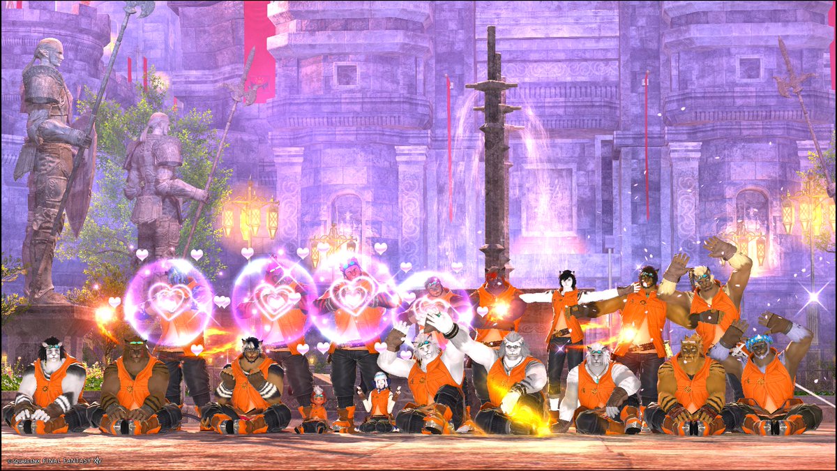 koinu_shibainu2's tweet photo. おはようございまっす!
昨日は全員ソルさんで行くサンドリア:ザ・セカンドウォークに参加させてもらいました! ロスガルのブレイズくんで行きたかったけど、まだ7.0未クリアなのでコイヌくんでこっそり参加w
もふもふ空間で幸せ気分を堪能しちゃいました♪
#FF14, #SOL2ndwalk https://t.co/lHKh8H0zJw